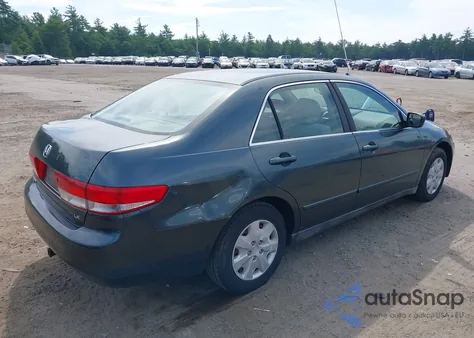 2004 Honda Accord 2.4 Lx from USA, damaged, VIN 1HGCM55354A075960